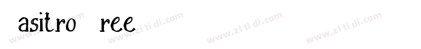 Masitro Free字体转换